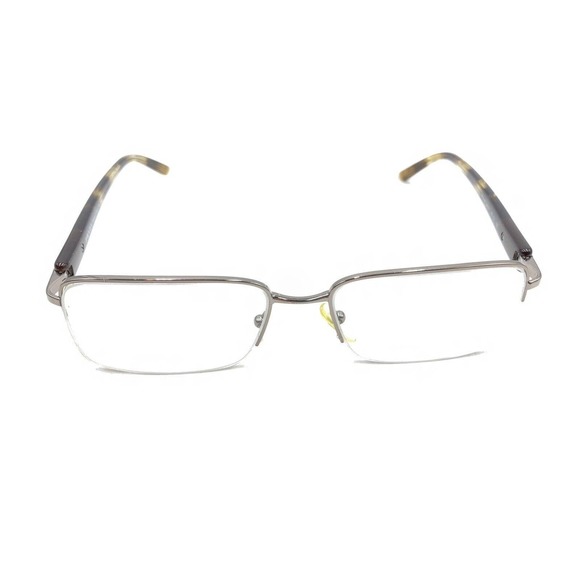 Prada VPR 51M 1BI-1O1 Bronze Brown Half Rim Eyeglasses Frames 54-17 135 Italy - Picture 2 of 12